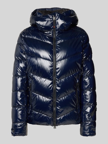 FIRE + ICE Puffer jacket met capuchon model 'SAELLY2' Donkerblauw - 2