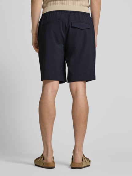 Casual Friday Regular Fit Shorts mit elastischem Bund Modell 'Samos' Marine 5