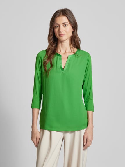COMMA T-Shirt mit 3/4-Arm Gruen 4