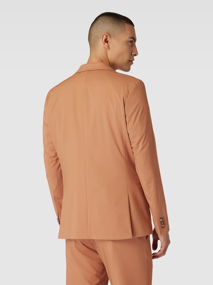 Selected Slim Fit 2-Knopf-Sakko mit Reverskragen Modell 'LIAM' Terra 5