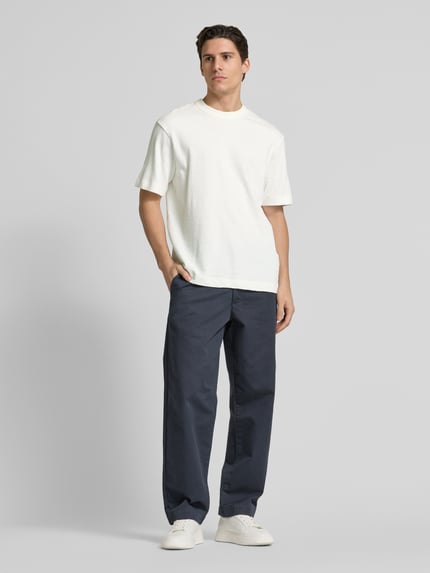 Selected Relaxed Fit T-Shirt mit Rundhalsausschnitt Sand 1