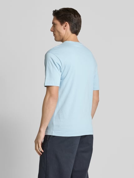 DRYKORN T-Shirt mit Strukturmuster Modell 'GILBERD' Hellblau 5