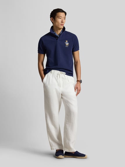 Polo Ralph Lauren Regular Fit Poloshirt mit Polo-Bear-Stitching Marine 1
