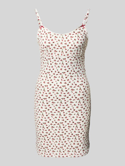 NOISY MAY® Mini-jurk met verstelbare bandjes, model 'STELLA' Wit - 2