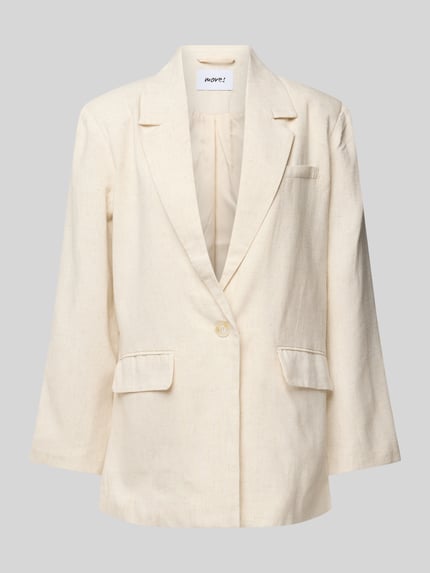 Moves Regular fit blazer met klepzakken, model 'Daizy' Beige - 2