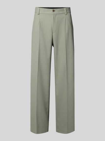 HUGO Spodnie garniturowe w kroju modern fit Trawiasty zielony 2