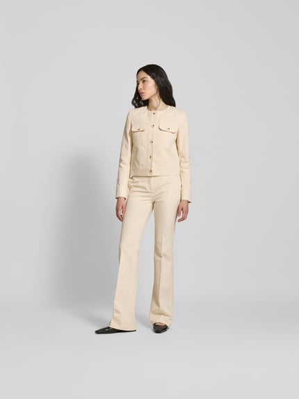 Kenzo Jack met knoopsluiting Ecru - 1