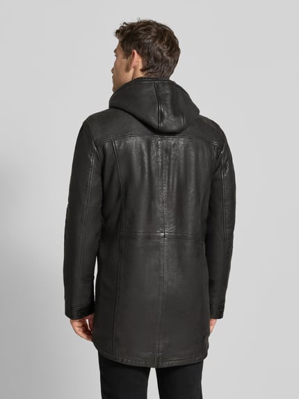 MAURITIUS Regular Fit Jacke aus echtem Schafsnubuk Modell 'SITKU' Black 5
