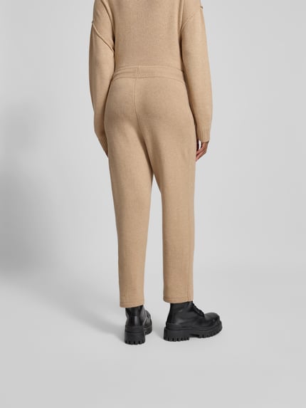 Juvia Relaxed Fit Sweatpants mit Kaschmir-Anteil Camel 5