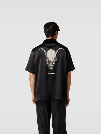 HAN Kjobenhavn Vrijetijdsoverhemd met labelstitching Zwart - 5