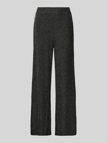 ONLY Wide Leg Hose mit elastischem Bund Modell 'CAROL' Silber 2