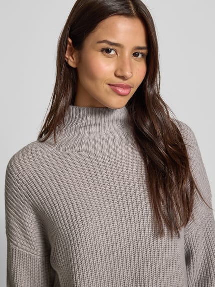 0039 Italy Loose fit gebreide pullover van een mix van kasjmier en wol, model 'LONA' Kit - 3
