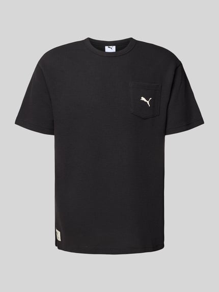 PUMA Performance Relaxed Fit T-Shirt mit Brusttasche Black 2