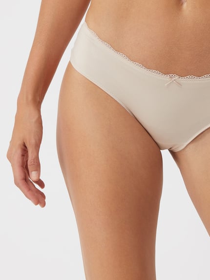 Mey Heupslip met kanten inzet Beige - 4