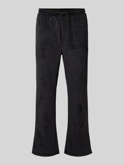 BOSS Green Regular Fit Sweathose mit Seitenschlitz Black 1