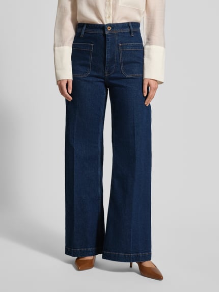 Polo Ralph Lauren Flared Jeans mit Eingrifftaschen Dunkelblau 4