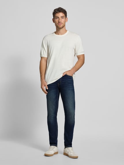 Levi's® Slim tapered fit jeans, model '515 Slim Taper' Donkerblauw - 1
