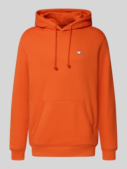 Tommy Jeans Regular Fit Hoodie aus reiner Baumwolle Orange 2