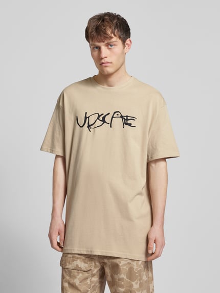 Mister Tee T-Shirt mit Statement-Print Modell 'GIZA' Sand 4