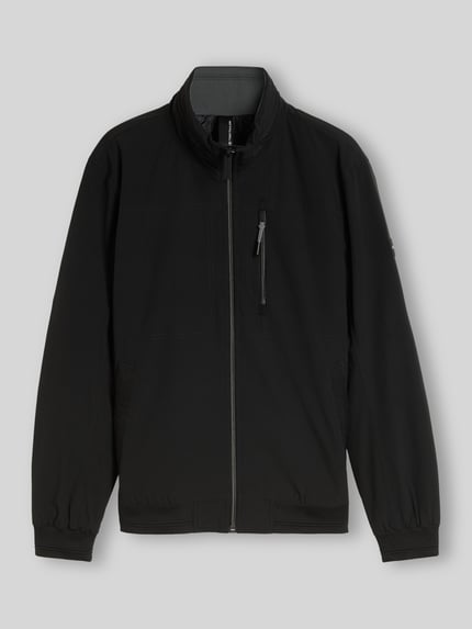 Tom Tailor Regular Fit blouson van waterdichte stof Zwart - 2