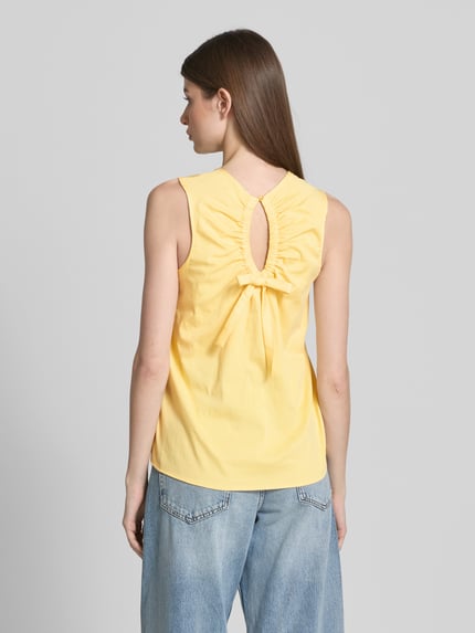 Smith and Soul Blousetop met ronde hals Pastelgeel - 5