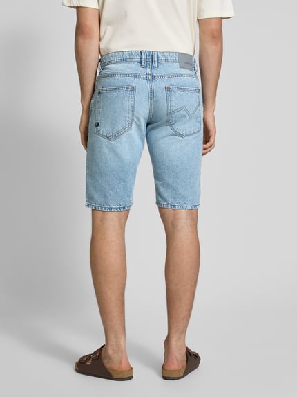 Tom Tailor Denim Slim Fit Jeansshorts mit 5-Pocket-Design Mittelgrau 5
