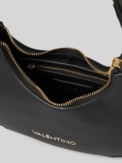 Valentino Bags Torebka z napisem z logo model ‘ZERO RE’ Czarny 4