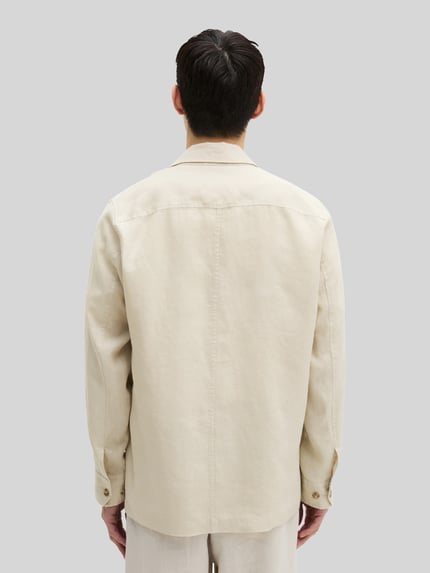 Marc O'Polo Regular fit colbert van puur linnen Offwhite - 5