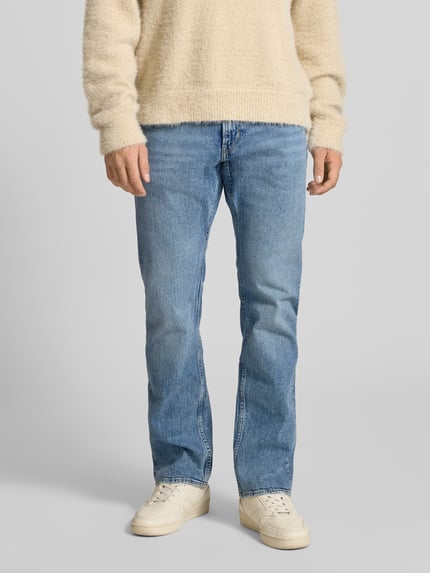G-Star RAW Straight leg jeans met steek- en achterzakken, model 'Mosa' Jeansblauw - 4