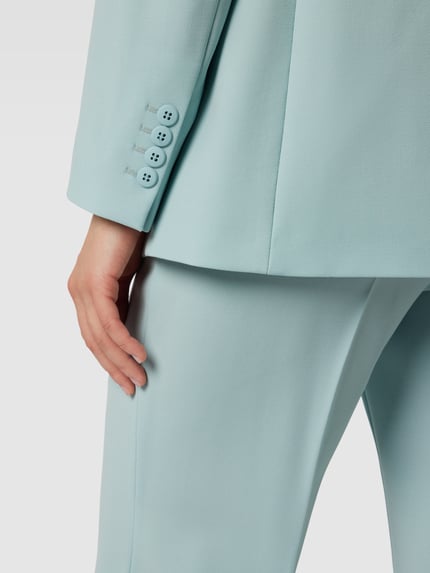 Max Mara Studio Blazer aus Lanawolle mit Reverkragen Modell 'DINGEY' Mint 3