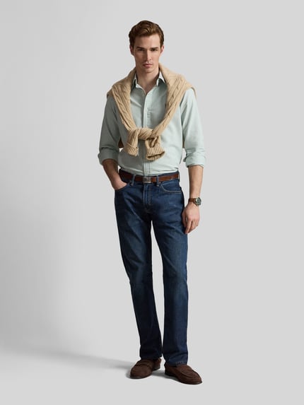 Polo Ralph Lauren Regular Fit Freizeithemd aus reiner Baumwolle Mint 1