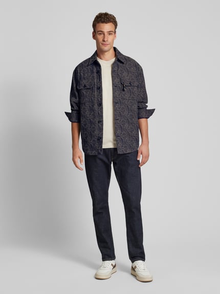 Scotch & Soda Regular Fit Hemdjacke mit Woll-Anteil Multi Stylebop 1