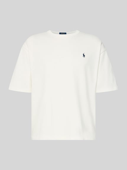 Relaxed Fit T-Shirt aus reinen Baumwolle Shop The Look MANNEQUINE