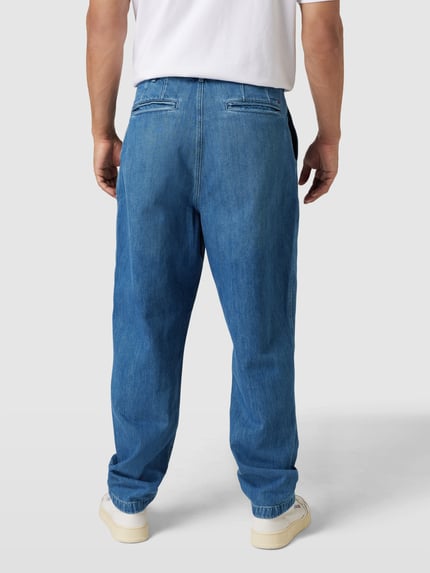 Tommy Hilfiger Relaxed fit jeans met stolpplooien, model 'RUSCAN' Blauw - 5