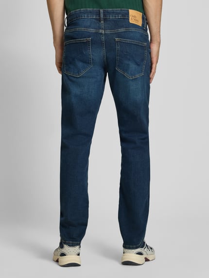 ONLY & SONS Straight Fit Jeans aus Baumwoll-Mix Model 'WEFT' Jeansblau 5