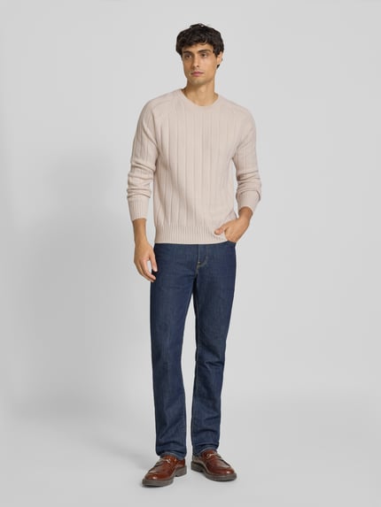Gran Sasso Wollpullover mit Kaschmir-Anteil Offwhite 1
