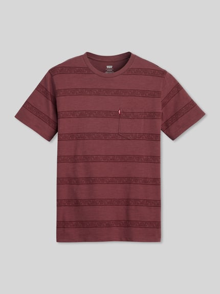 Levi's® Regular Fit T-Shirt mit Rundhals Rot 2