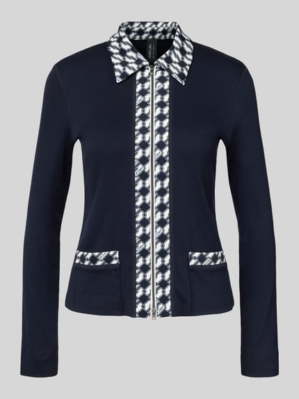Marc Cain Strickjacke mit Zweiwege-Reißverschluss Marine 2