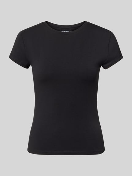T-Shirt mit Rundhalsausschnitt Shop The Look MANNEQUINE