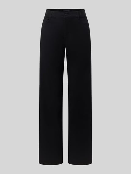 ANGELS Wide Leg Jeans aus Lyocell-Mix Modell 'Liz Sporty' Black 2