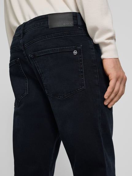 BOSS Orange Jeans met 5-pocketmodel, model 'ONYX' Donkerblauw - 3