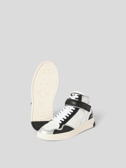 GHŌUD Sneakersy w wysokim kroju ze skóry Oliwkowy 5
