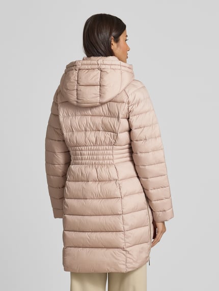 MICHAEL Michael Kors Gewatteerde lange jas met gevoerde opstaande kraag, model 'Packable' Beige - 5