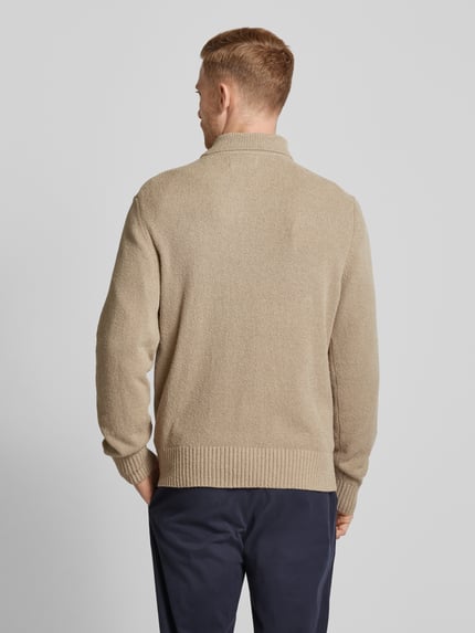 Jake*s Studio Men Strickjacke mit Umlegekragen Modell Stein 5