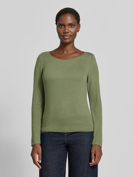 someday. Slim fit shirt met lange mouwen van viscosemix model 'Kirosa' Rietgroen - 4