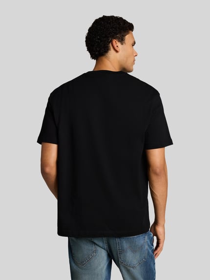 Tom Tailor Denim t-shirt o kroju relaxed fit z nadrukiem peanuts z motywem Czarny 5