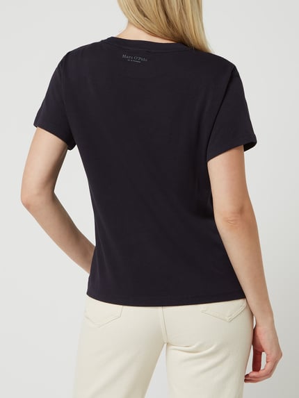 Marc O'Polo T-Shirt aus Baumwolle Marine 5