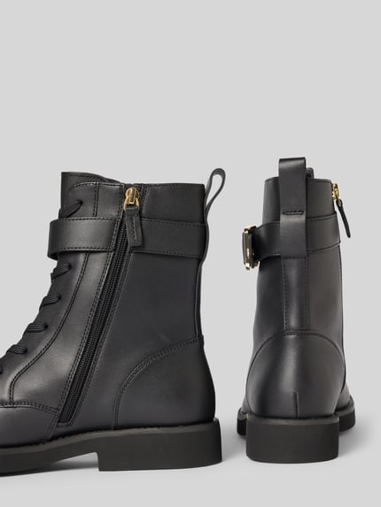 BOSS Schnürstiefel aus echtem Leder Modell 'ELERI' Black 2