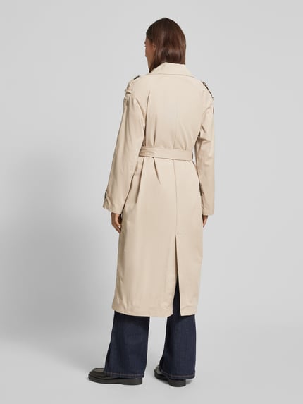 WITHBLACK Trenchcoat mit Reverskragen Stein 5