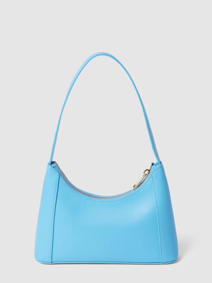 FURLA Handtasche mit Label-Detail Modell 'DIAMANTE' Aqua 4